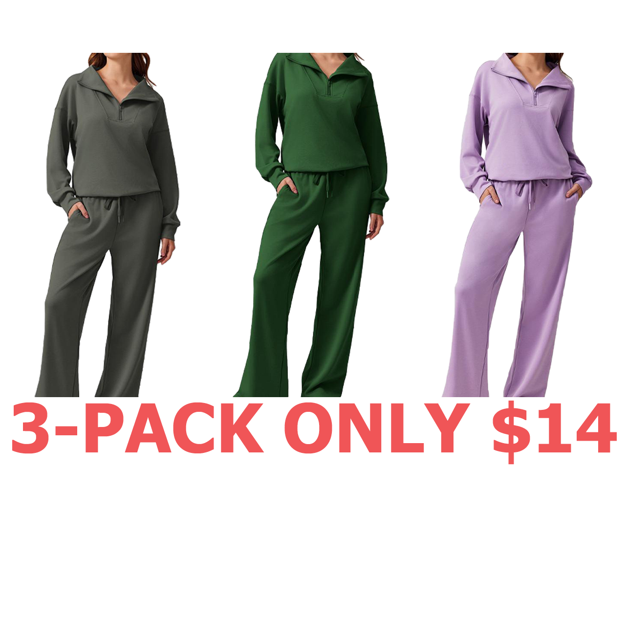 Women's Two-Piece Sports Set Long-Sleeved