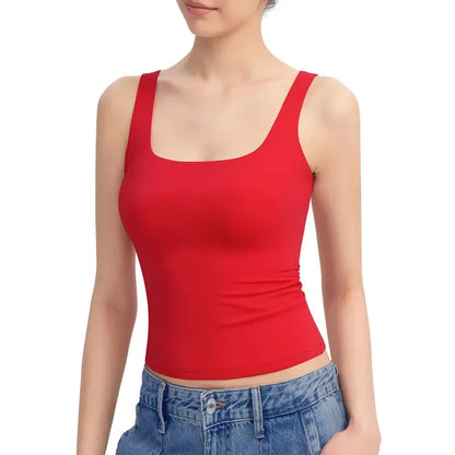 Women's Square-Neck Spaghetti Strap Tank Top