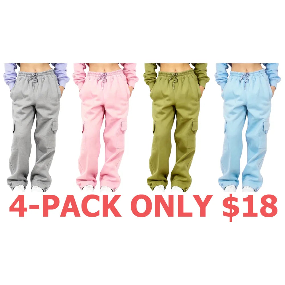 Women's Heavyweight Baggy Cargo Sweatpants