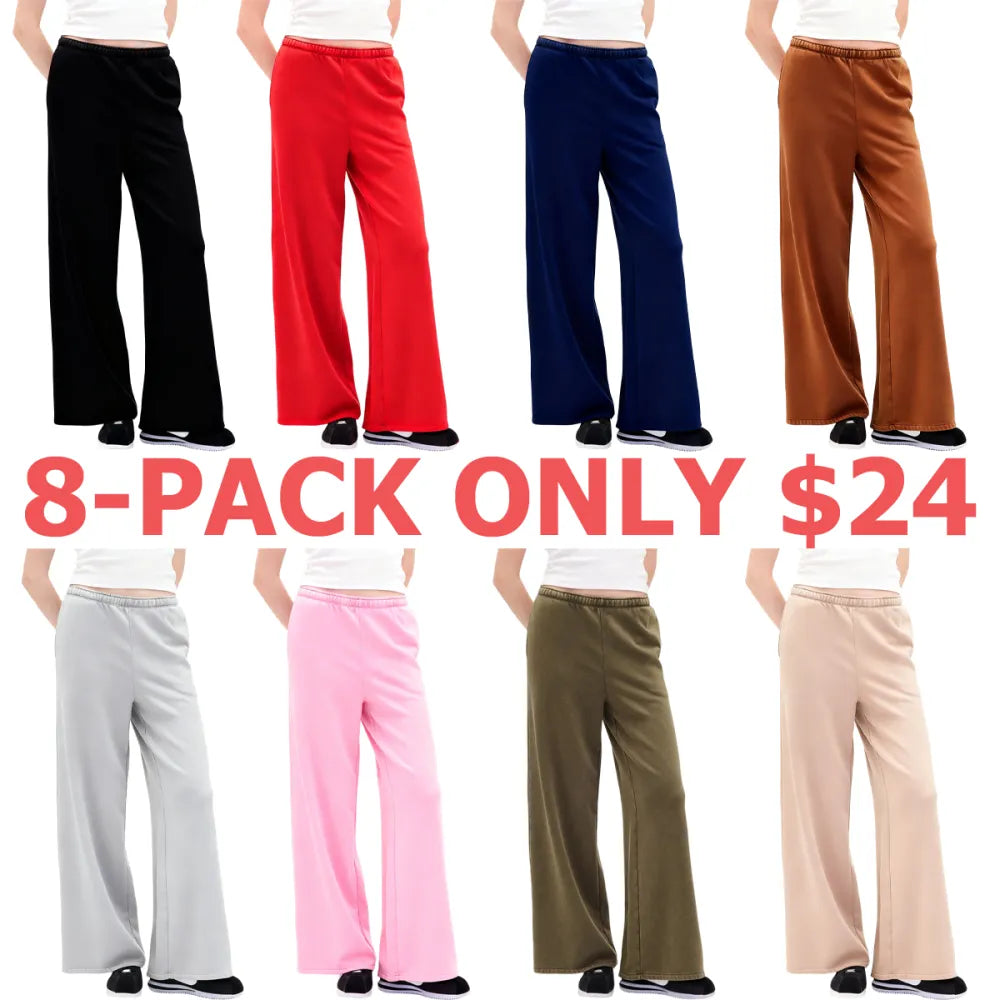 Women's VintageSoft Baggy Wide-Leg Sweatpants