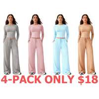 4-Pack (Grey,Pink,Light Blue,Light Brown)