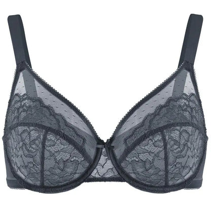 Enchante Floral Lace Plus Size Full Coverage Bra