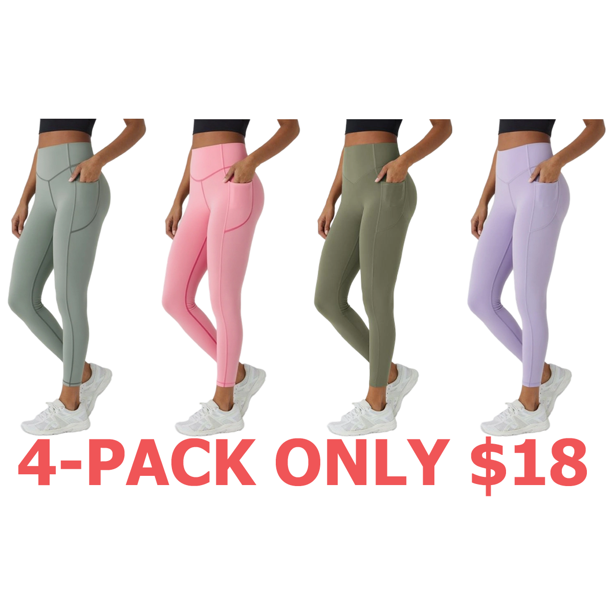 Women's  High Waisted Scrunch Butt Lifting Tummy