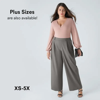 Flex DayStretch High Waisted Pocket Straight Leg Work Pants