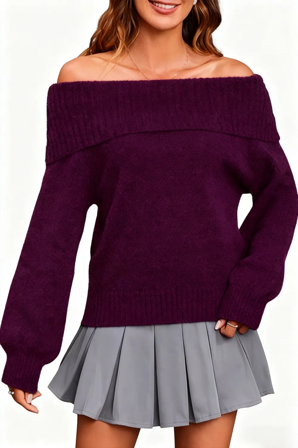 Off The Shoulder Sweater