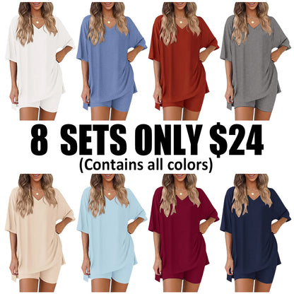 Women'S Summer Casual Loose Two-Piece Set
