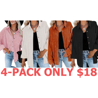 4-Pack (Baby Pink,Off White,Dark Orange,Black)