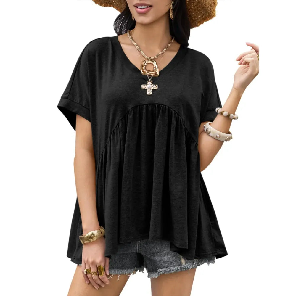 Women‘s Summer Peplum Tops