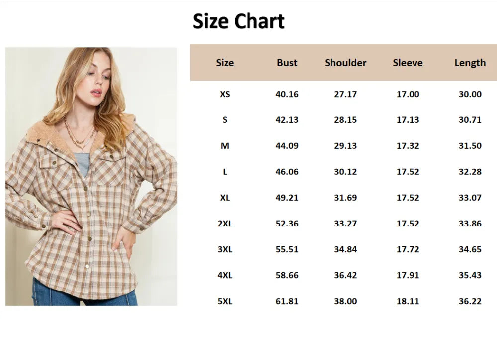 Women's plaid jacket