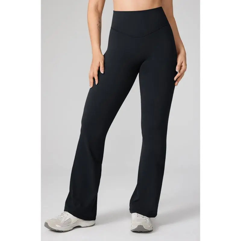 🔥8- PACK No Front Seam Flare Leggings 31"
