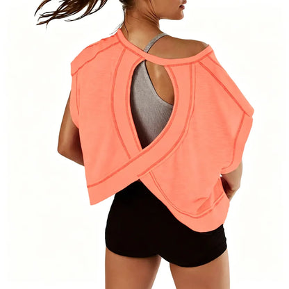 Women’s Open Back Workout Tops