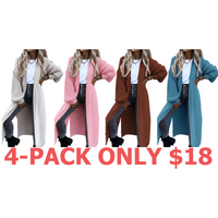 4-Pack (Khaki,Pink,Clay Brown, Light Blue)