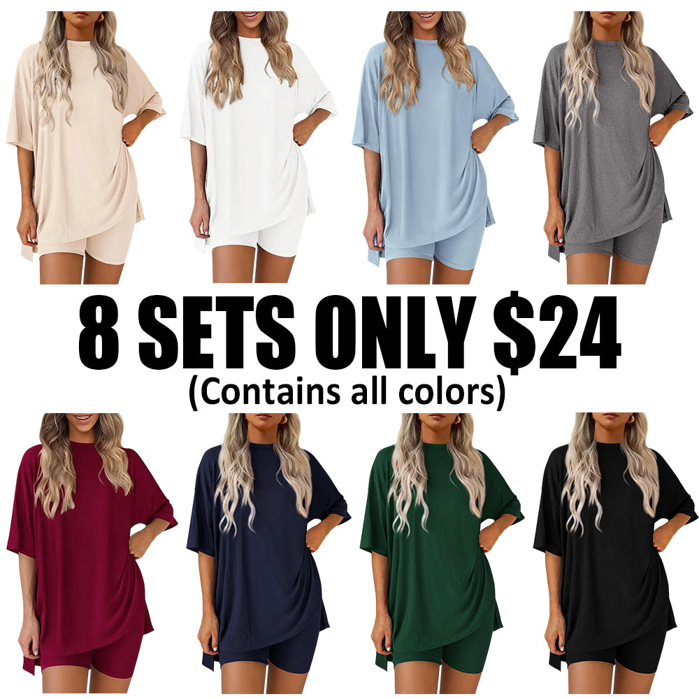 Women'S Summer Casual Loose Two-Piece Set