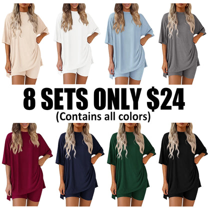 Women'S Summer Casual Loose Two-Piece Set