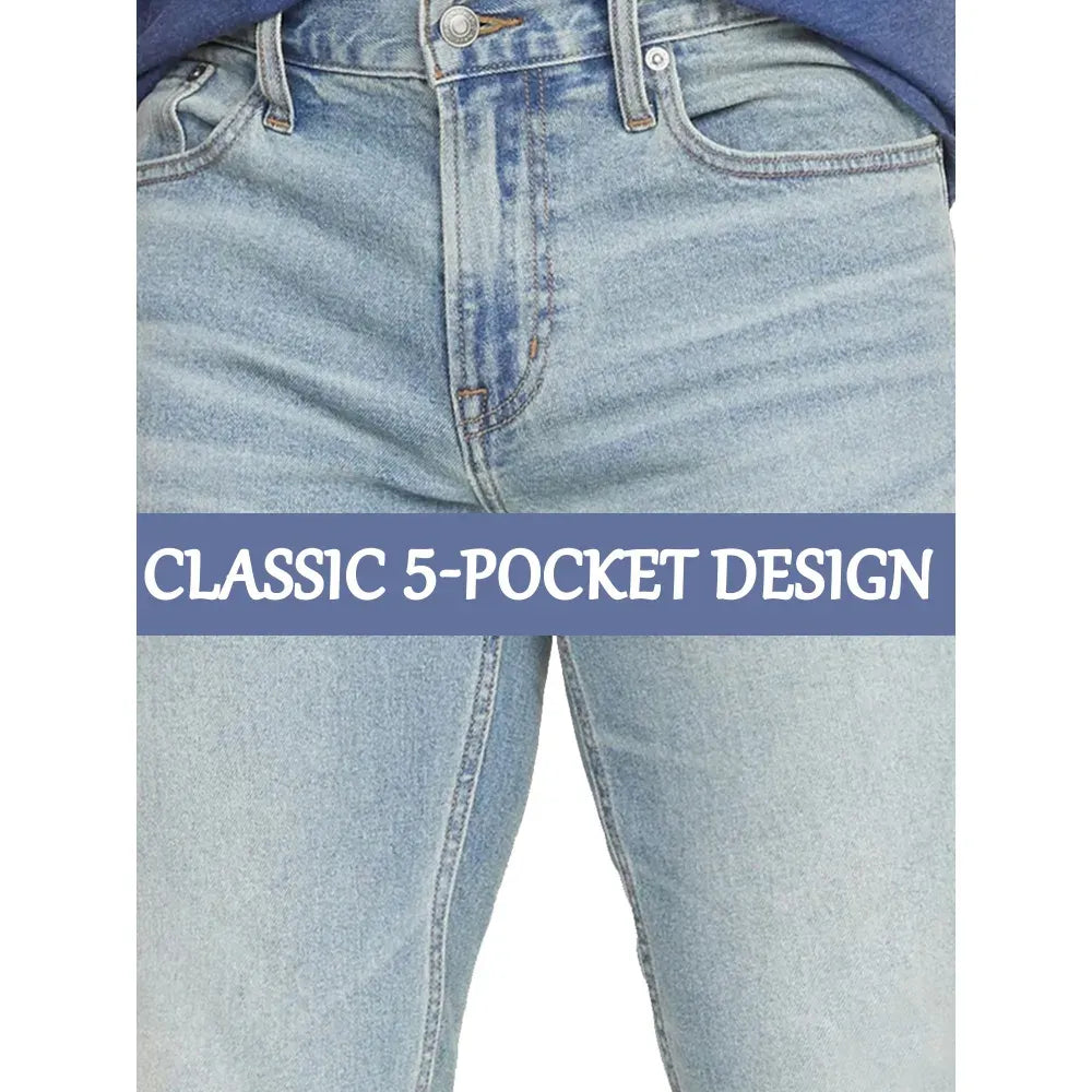 Men's 6-Pack Flex Stretch Slim Straight Jeans