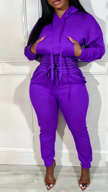 2 Piece Outfits Lounge Hoodie