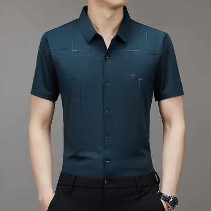 🔥LAST DAY 49% OFF - MEN'S ICE SILK BUSINESS SHIRT