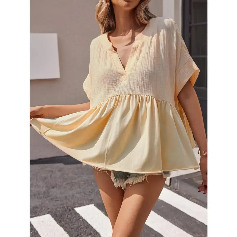 Women’s Summer Babydoll Tops