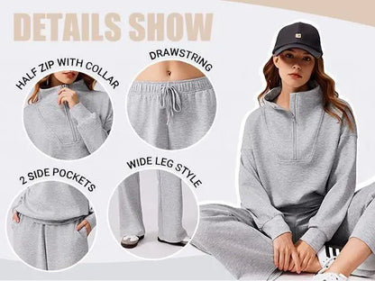 Women's Two-Piece Sports Set Long-Sleeved