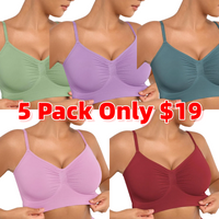 5-Pack-B(Jujube red,Light Pink,Mint green,Purple,Dark Green)