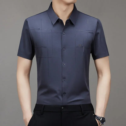 🔥LAST DAY 49% OFF - MEN'S ICE SILK BUSINESS SHIRT