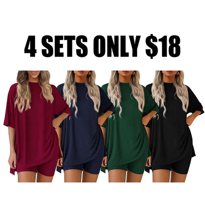 Women'S Summer Casual Loose Two-Piece Set