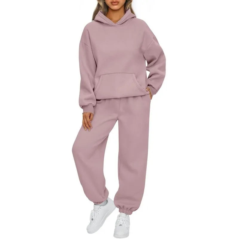 Womens 2 Piece Outfits Lounge Hoodie Sweatsuit