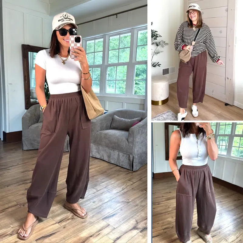 Women's Wide Leg Harem Pants