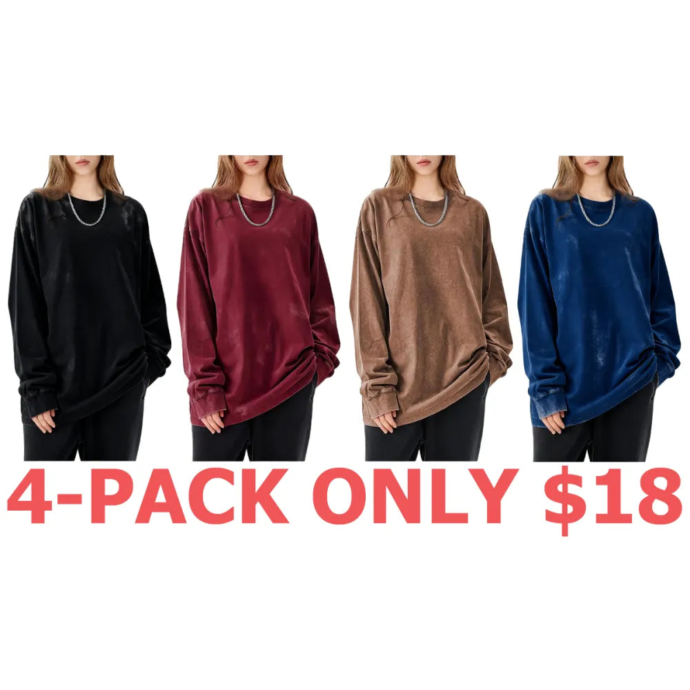Oversized Long Sleeve T-Shirt for Men and Women