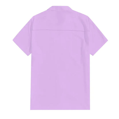 Classic Beach Men Polo Shirt Collar Short Sleeved Work Shirts for Men