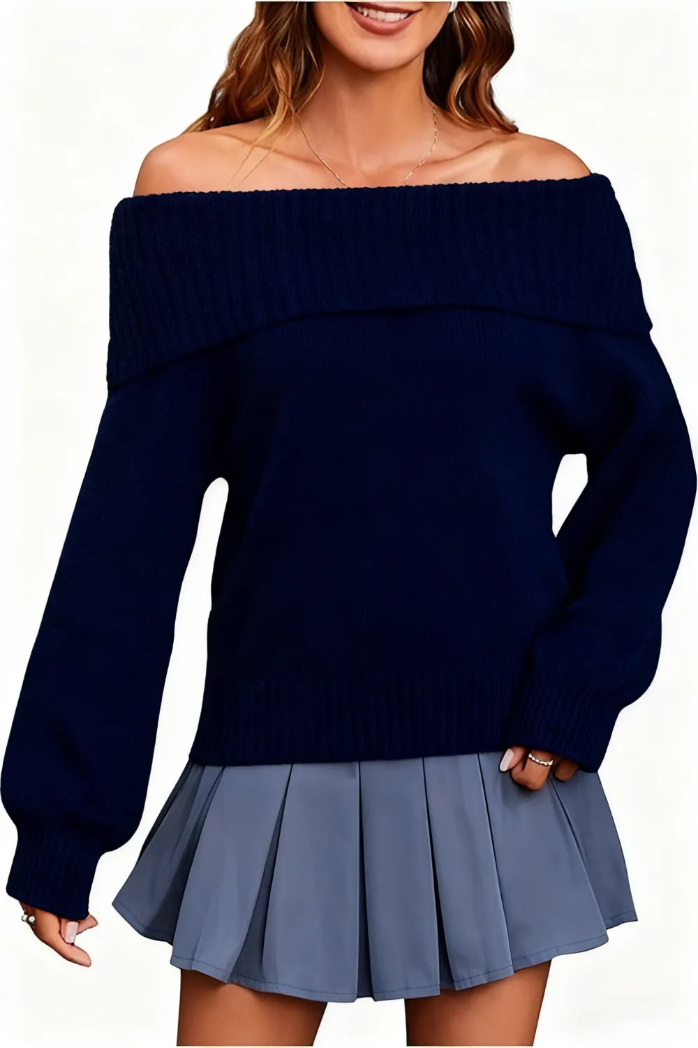 Off The Shoulder Sweater