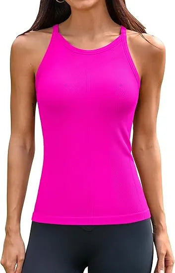 Women'S Sports Vest With Built-In Bra