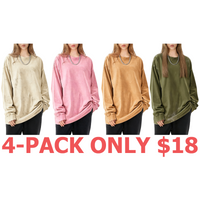 4-Pack (Beige,Pink,Tan,Army Green)