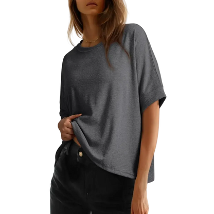 🔥Women'S Tops For Women 2026 Loose Oversized Basic Tee Comfortable Soft Fabric Flattering Fit