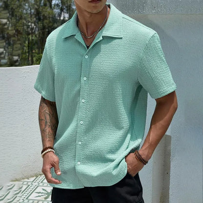 Men's Textured Knit Shirt