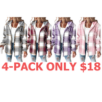 4-Pack (Gray, Red, Purple, Pink)