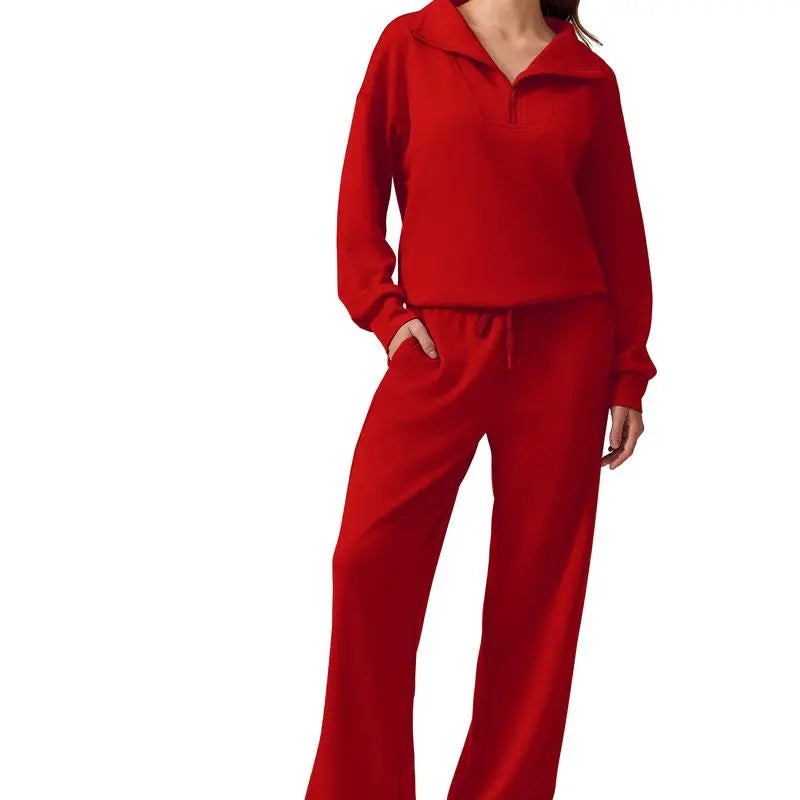 Women's Two-Piece Sports Set Long-Sleeved