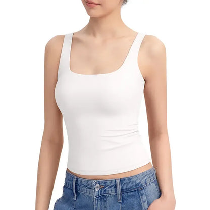 Women's Square-Neck Spaghetti Strap Tank Top