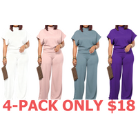 4-Pack (White,Pink,Light Blue,Purple)
