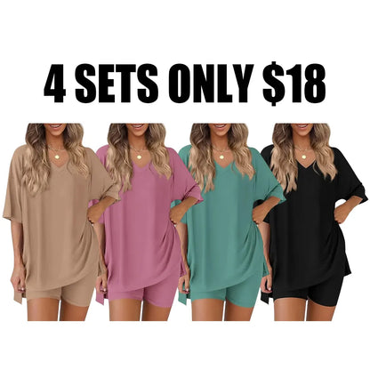 Women'S Summer Casual Loose Two-Piece Set