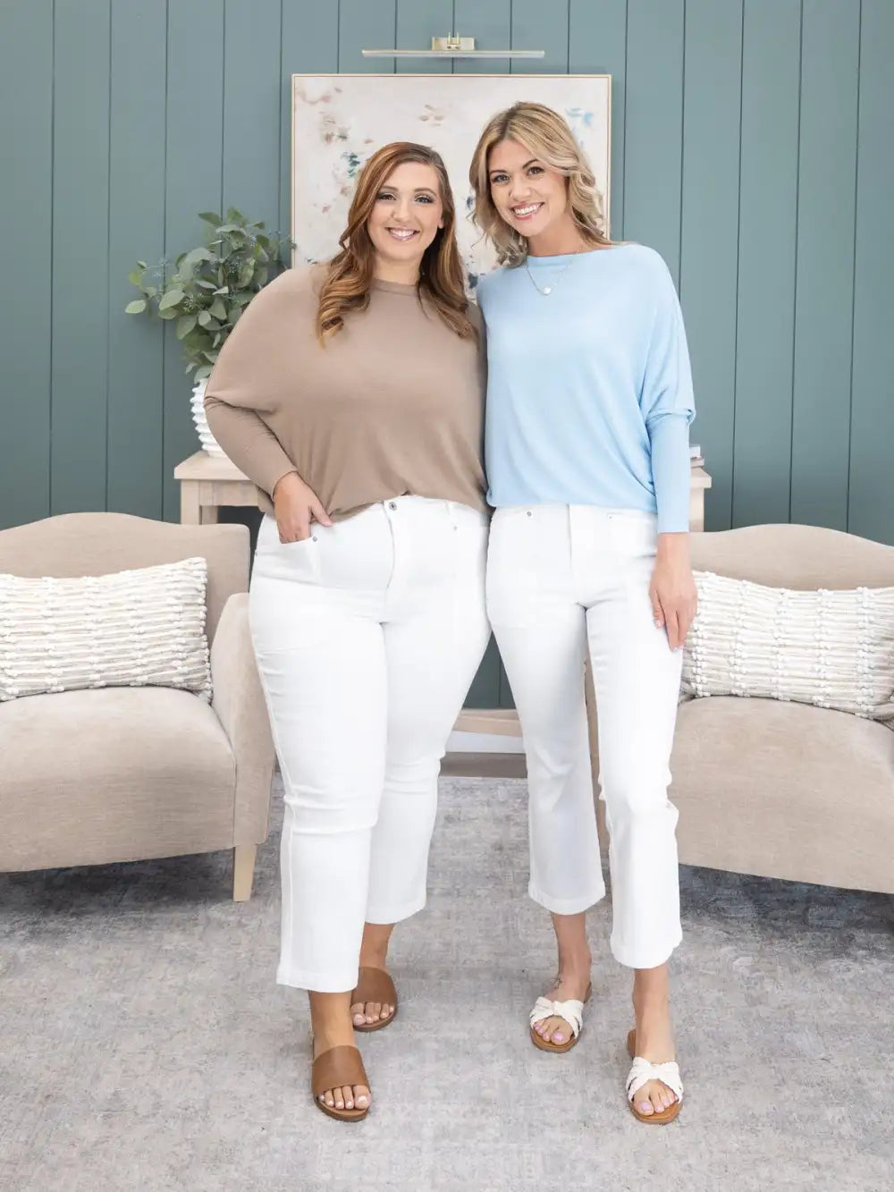Charlotte Avery "Dreamy Knit" Boatneck Dolman Top | S - 3XL