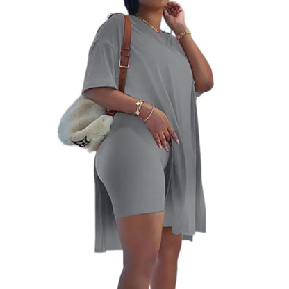 Plus Size 2 Piece Outfits Short