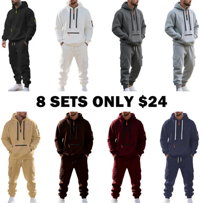 Men's Winter Heavyweight Fleece Lined Set