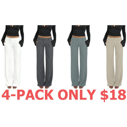 Women's Casual Fashion Suit Pants