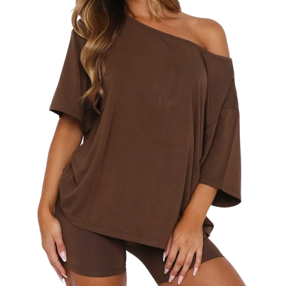 Women’s Off-Shoulder Lounge Set