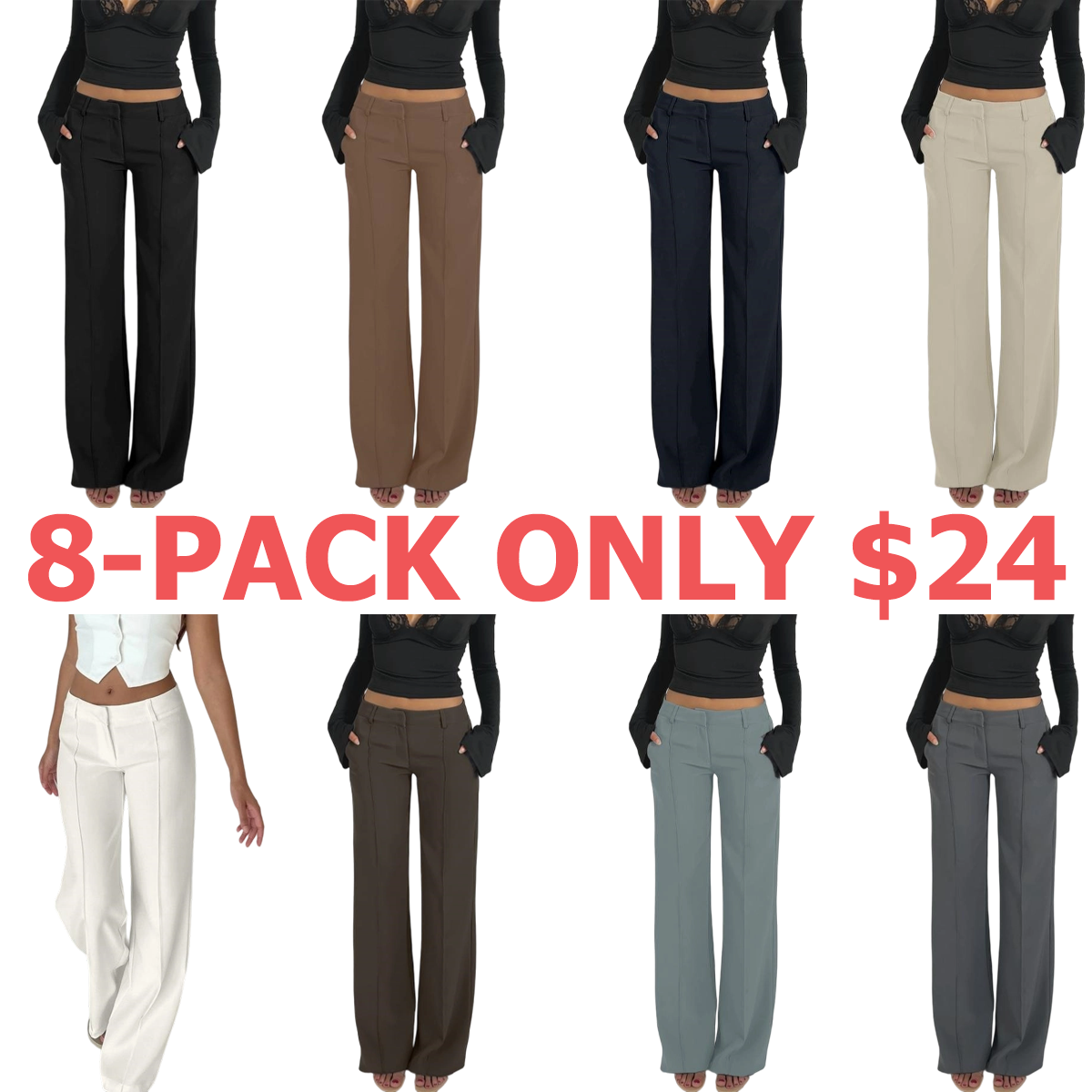 Women's Casual Fashion Suit Pants