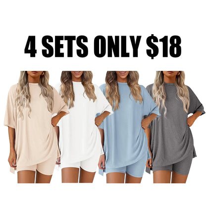 Women'S Summer Casual Loose Two-Piece Set