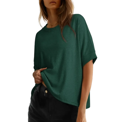 🔥Women'S Tops For Women 2026 Loose Oversized Basic Tee Comfortable Soft Fabric Flattering Fit