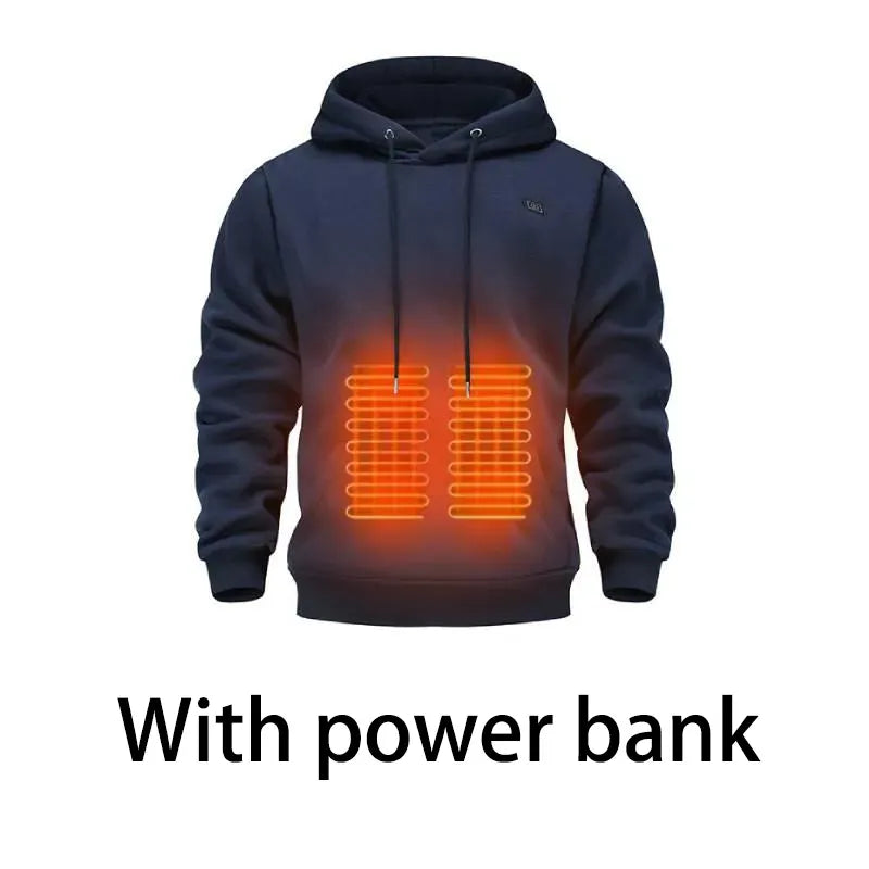 Men's Smart Heated Hoodie (Equipped with a Charging Battery)