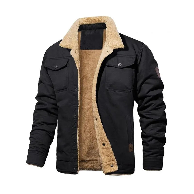 Men's Sherpa Lined Winter Trucker Jacket